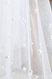 Wedding Two Tier Pearl Bridal Veils