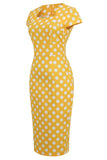 Vintage Polka Dots 1960s Dress