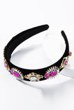 Black Velvet Rhinestone Headband