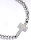 Silver Cross Bracelets