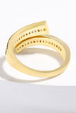 Rhinestone Golden Ring