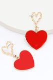 Red Heart Earrings