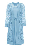 Two Piece Long Sleeves Mother Of Bride Dress