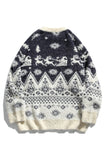 Loose Christmas Cartoon Pattern Sweater