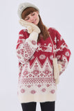 Loose Christmas Cartoon Pattern Sweater