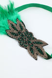 Green Five Pieces 1920s Party Accessories Set
