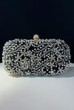 Black Beaded Evening Clutch Bag