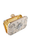 Champagne Rhinestone Pearl Party Handbag