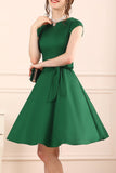 1950s Army Green Dress