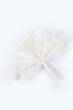 Ivory Pearls 1920s Fan with Feathers