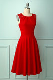 Vintage Red Swing Dress