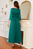 Emerald Green Mother of the Bride Dress with Appliques