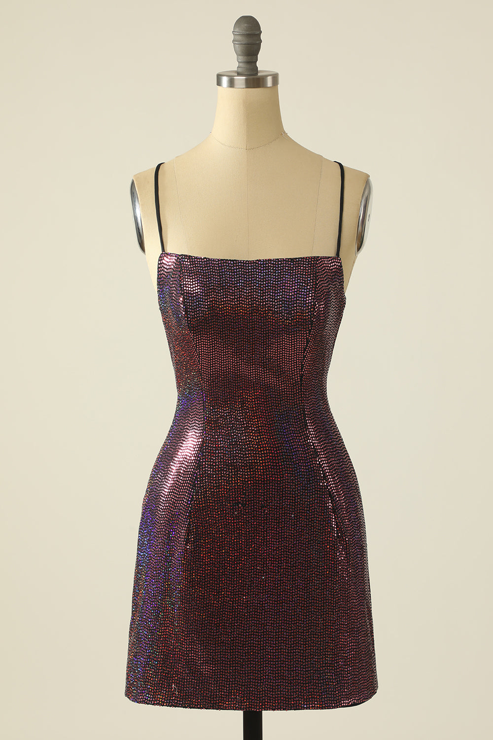 Fuchsia Sequin Cocktail Dress