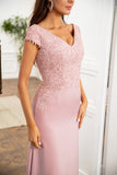 Mermaid Mother of the Bride Dress with Lace