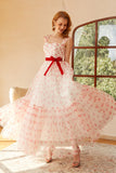 Princess A Line Sweetheart Long Ball Dress with Bowknot