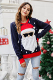 Christmas Old Man Head Knitted Sweater