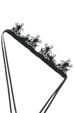 Black Scary Spider Crown