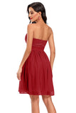 Cute Strapless Party Dress