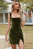Army Green Christmas Party Dress