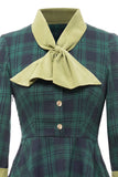 Green Vintage Tartan Dress