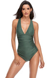 Army Green One Piece Swimsuits