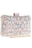 Black Party Clutch with Crystals