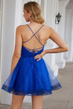 Royal Blue Short Dress