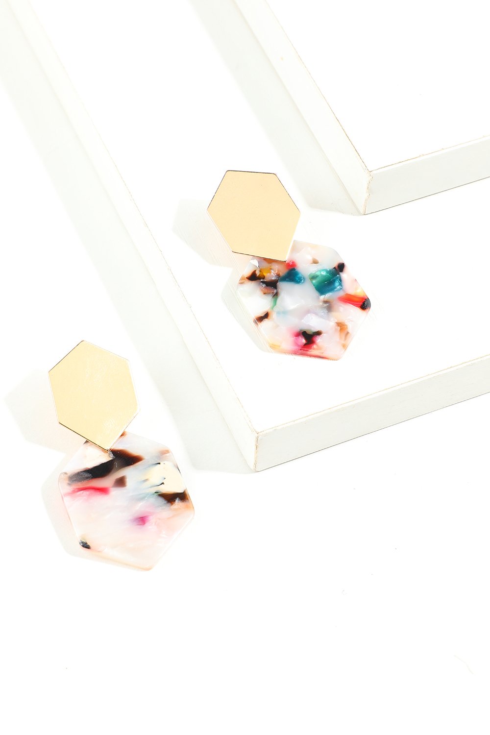 Geometry floral Earrings