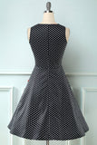 Polka Dots 1950s Swing Dress