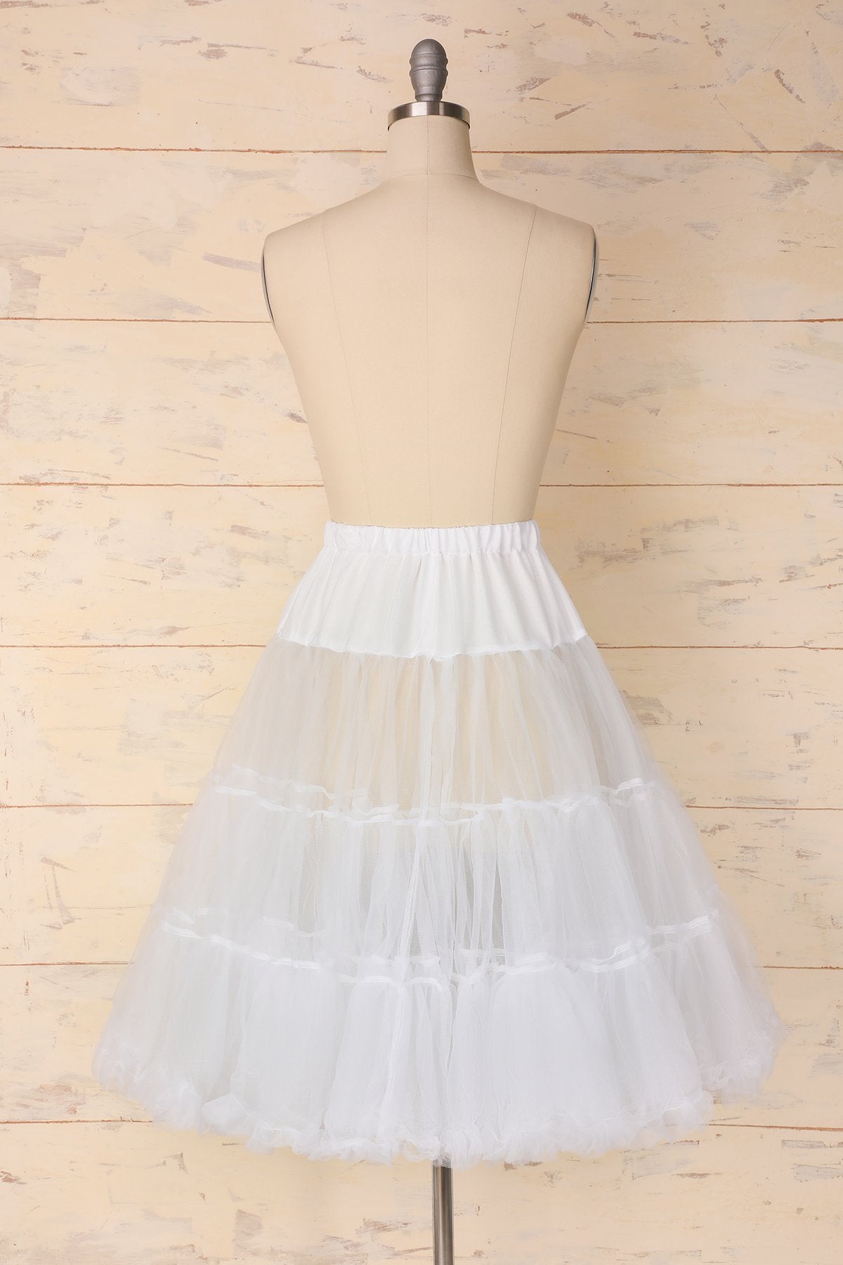White Tulle Petticoat - ZAPAKA